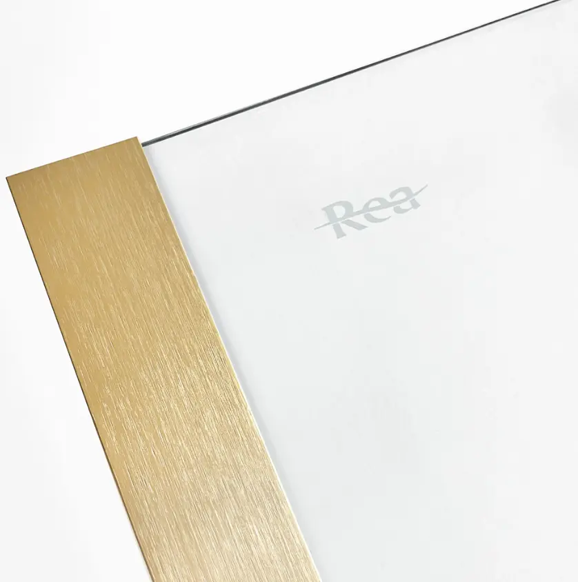 Душова кабіна Rea Montana 80x80 brushed gold REA-K6695 - фото 4