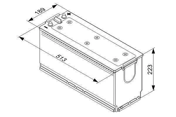 Акумулятор Bosch TECMAXX 140Ah EN 800A L+ (0 092 T40 760) - фото 5
