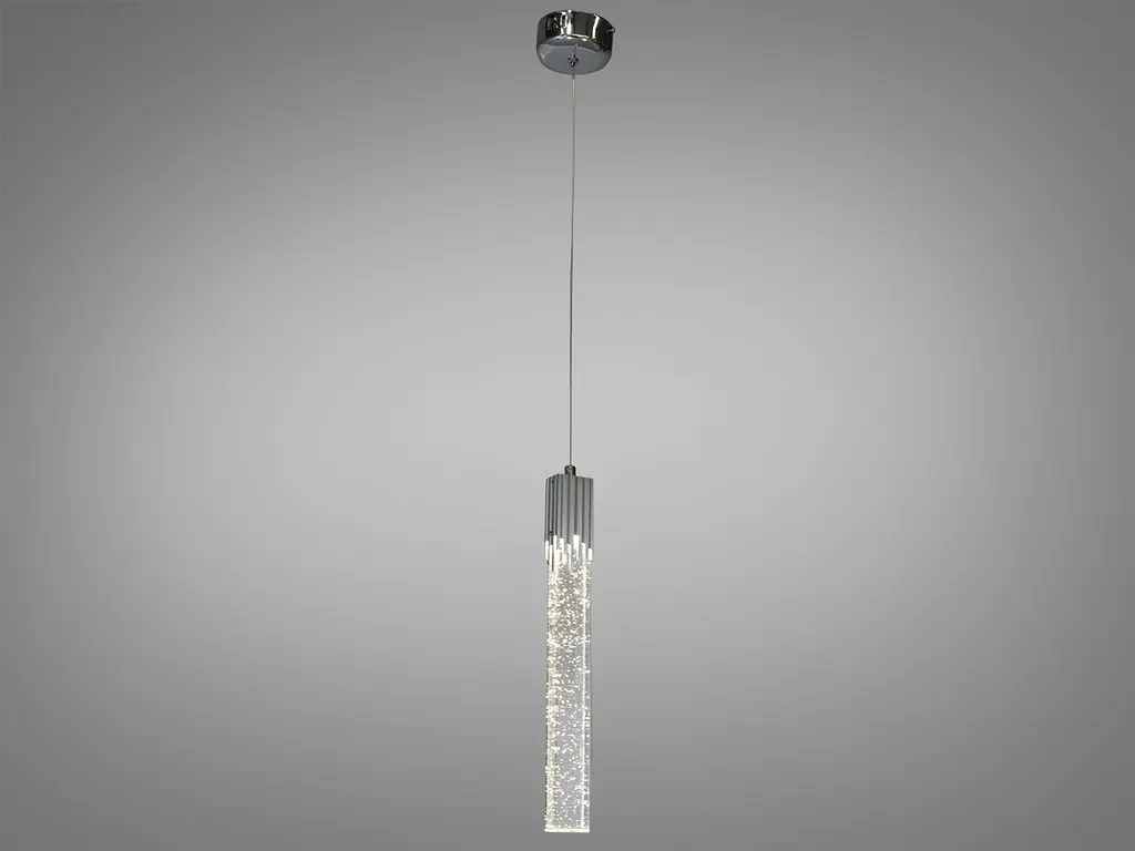 Подвесной светильник LED Diasha A6552/1H CH Нордик, 5W, хром, регулируемая высота, для коридора, гостиной, кухни, офиса - фото 2