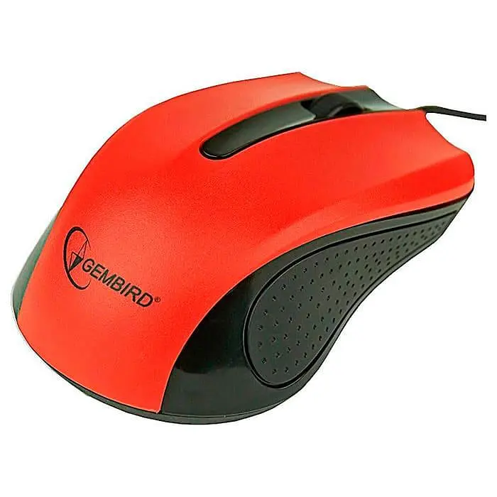 Мышь Gembird MUS-101-R USB Red (MUS-101-R) - фото 2
