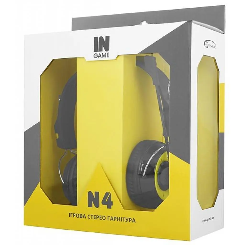 Навушники Gemix N4 Black-Yellow Gaming - фото 5