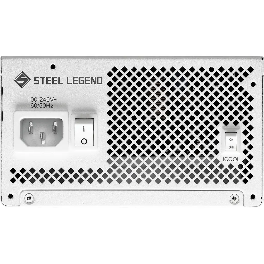Блок живлення 850W ASRock SteelLegend Білий SL-850GW ATX 3.1 135mm, 80+ Золотистий, Fully Modular, Retail - фото 3