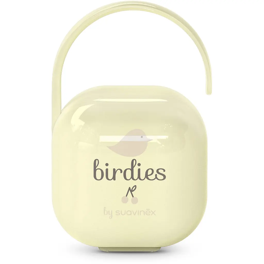 Футляр для пустушки "Birdies" світло-жовтий