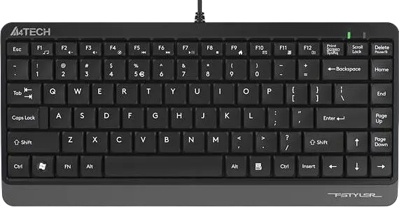 Клавіатура A4Tech FK11 Ukr Grey - фото 4