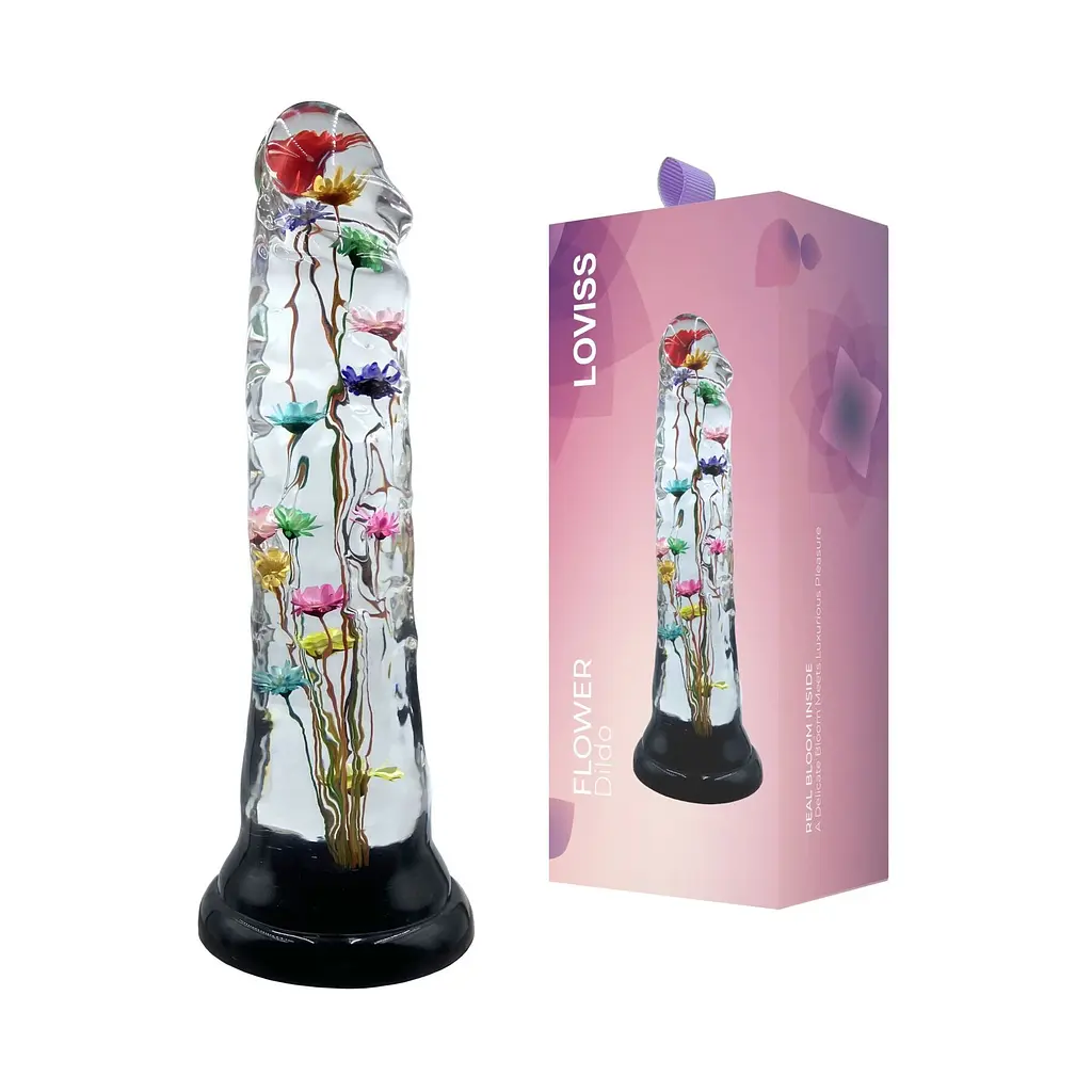 Ділдо Loviss Helichrysum Dildo, справжні квітки безсмертника всередині - фото 2