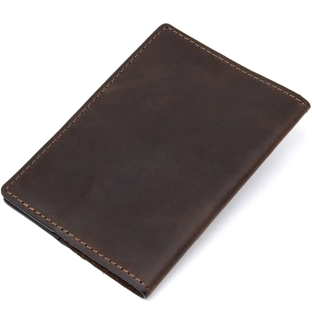 Шкіряна обкладинка для документів GRANDE PELLE 10х13,5х0,5 см acs0018505 - фото 2