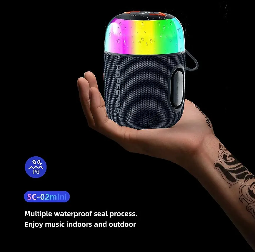 Портативна Bluetooth-колонка Hopestar SC-02 Blue - фото 2