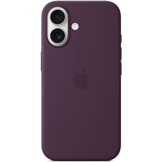Силіконовий чохол CasePro Silicone Case with MagSafe Plum для iPhone 16 - фото 4