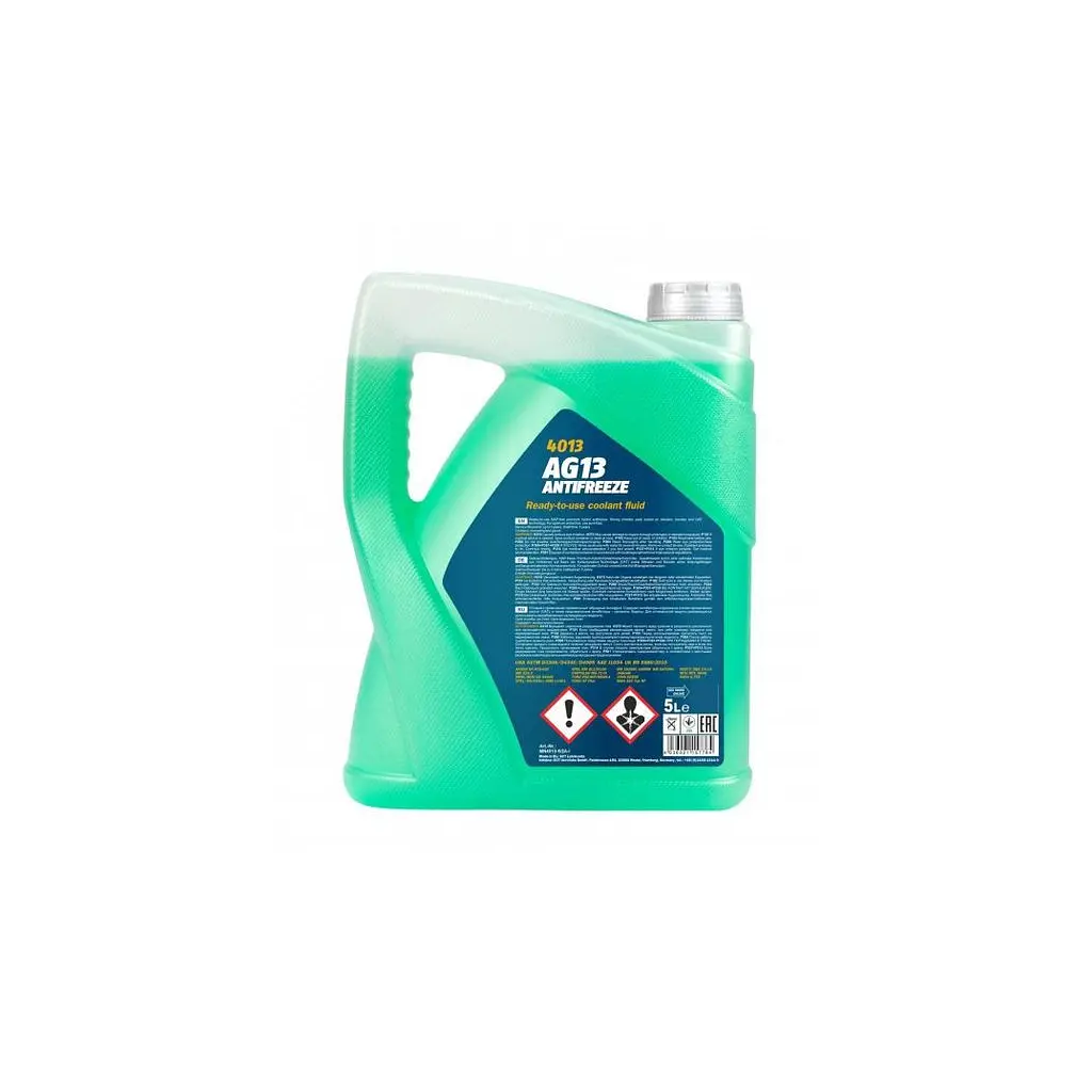 Антифриз Mannol AG 13 (-40) Hightec зел, 5л (MN4013-5) - фото 2