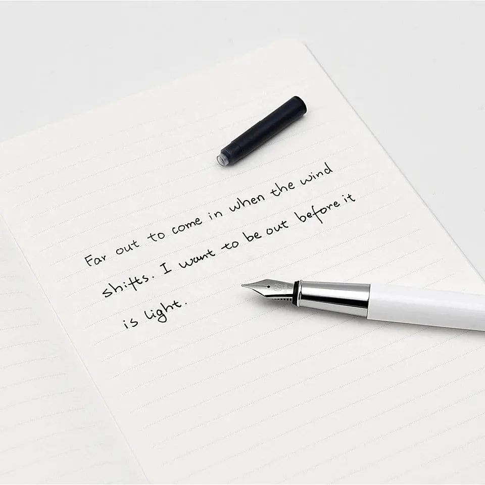 Ручка Kaco Brio K1038 Fountain Pen White [118448] - фото 2