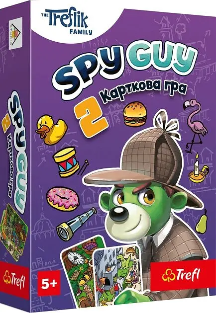Настільна гра Карткова гра 2 Spy Guy Trefl 3046 Різнокольоровий shop (5900511030464)