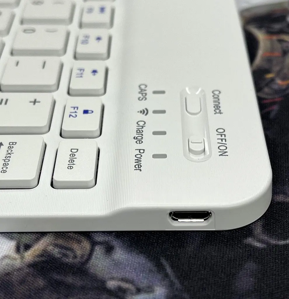 Беспроводной комплект Primo NB01 Bluetooth клавиатура и мышка White - фото 6