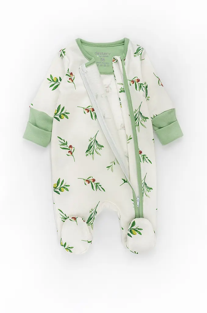 Дитячий комбінезон на блискавці з легким начосом Olive - фото 2