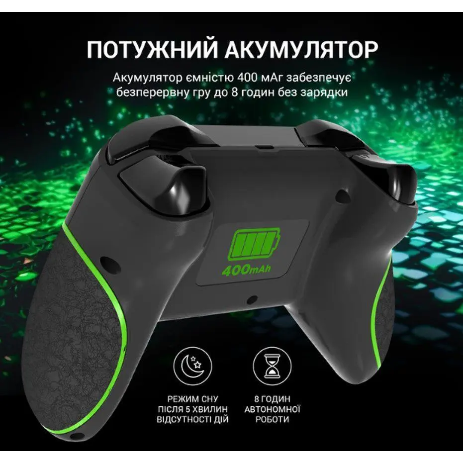 Геймпад джойстик GamePro MG-650 Black 2.4G PC/PS3/Android - фото 8