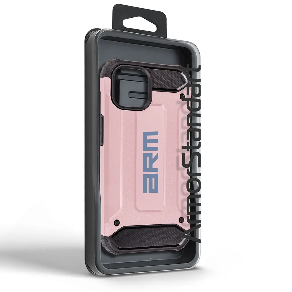 Чехол для Apple iPhone 15, Panzer, розовый, противоударный, бронированный, милитари, панель-накладка, защита всего корпуса, защита дисплея и камеры, термополиуретан (TPU) + поликарбонат (PC), ArmorStandart (ARM73712) - фото 7