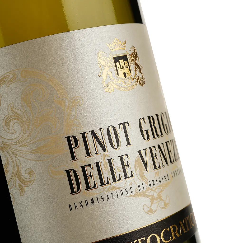 Вино Aristocratico Pinot Grigio Delle Venezie DOC біле сухе 0.75 л - фото 3