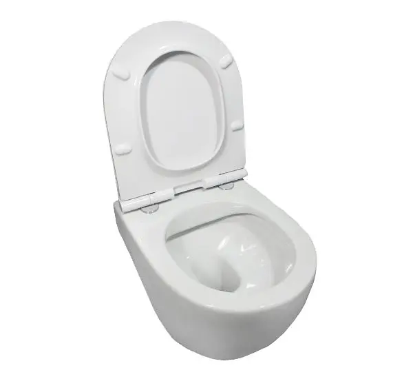 Унитаз подвесной Roca Meridian-N Compact укороченный A34H242000, Белый - фото 2