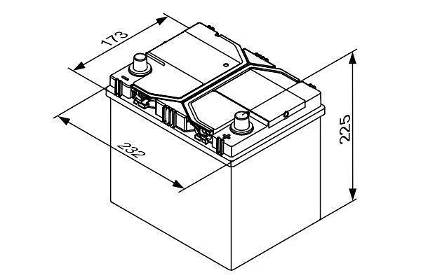Акумулятор Bosch S4 EFB 65Аh EN 650A (0 092 S4E 400) - фото 5