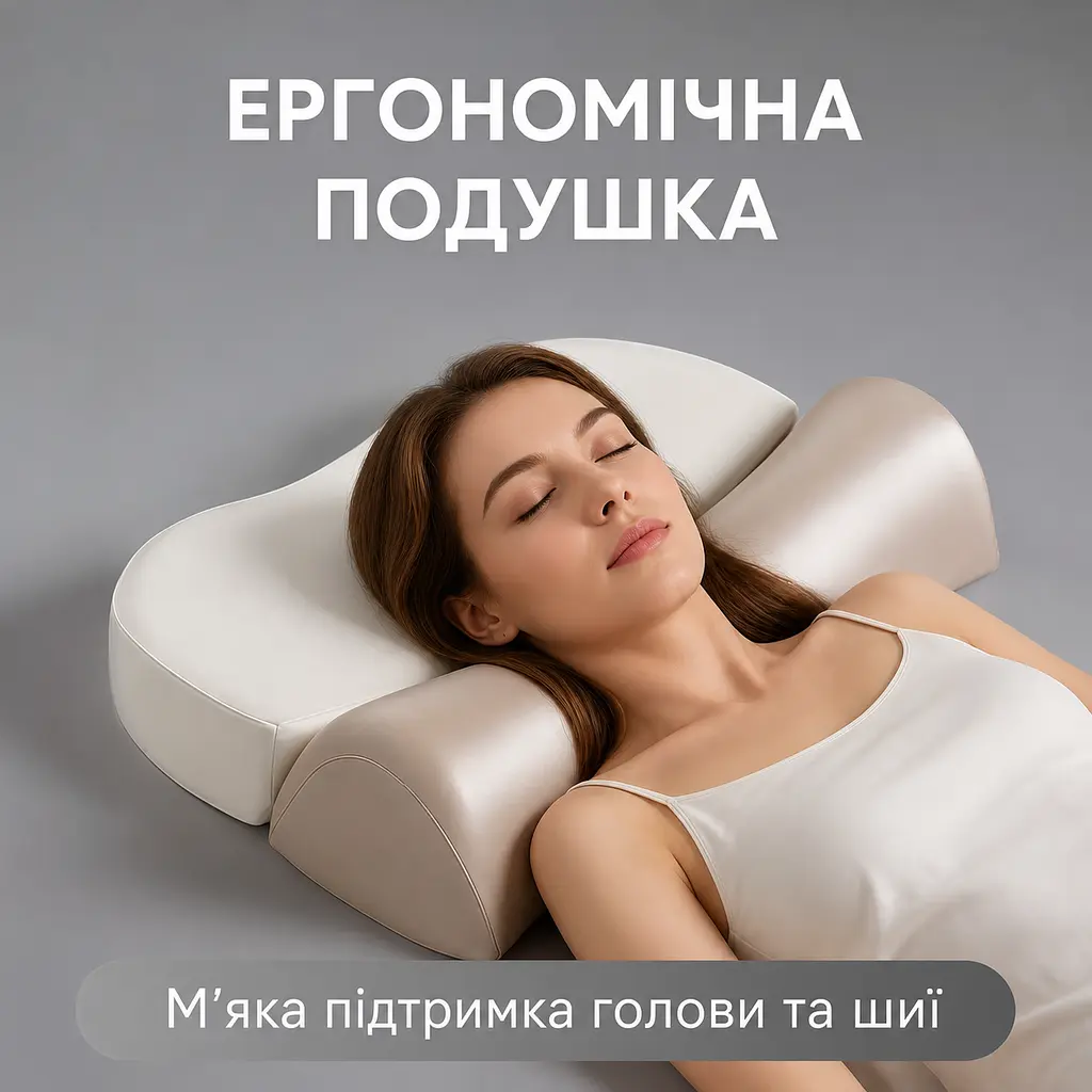 Ортопедична ергономічна подушка 2 в 1 Solve 50 x 35 x 11 см (KT8001219) - фото 2