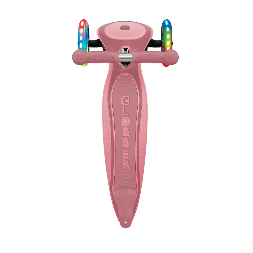 Самокат Globber Primo foldable plus lights, колеса з підсвічуванням, пастельно-рожевий (439-210) - фото 12