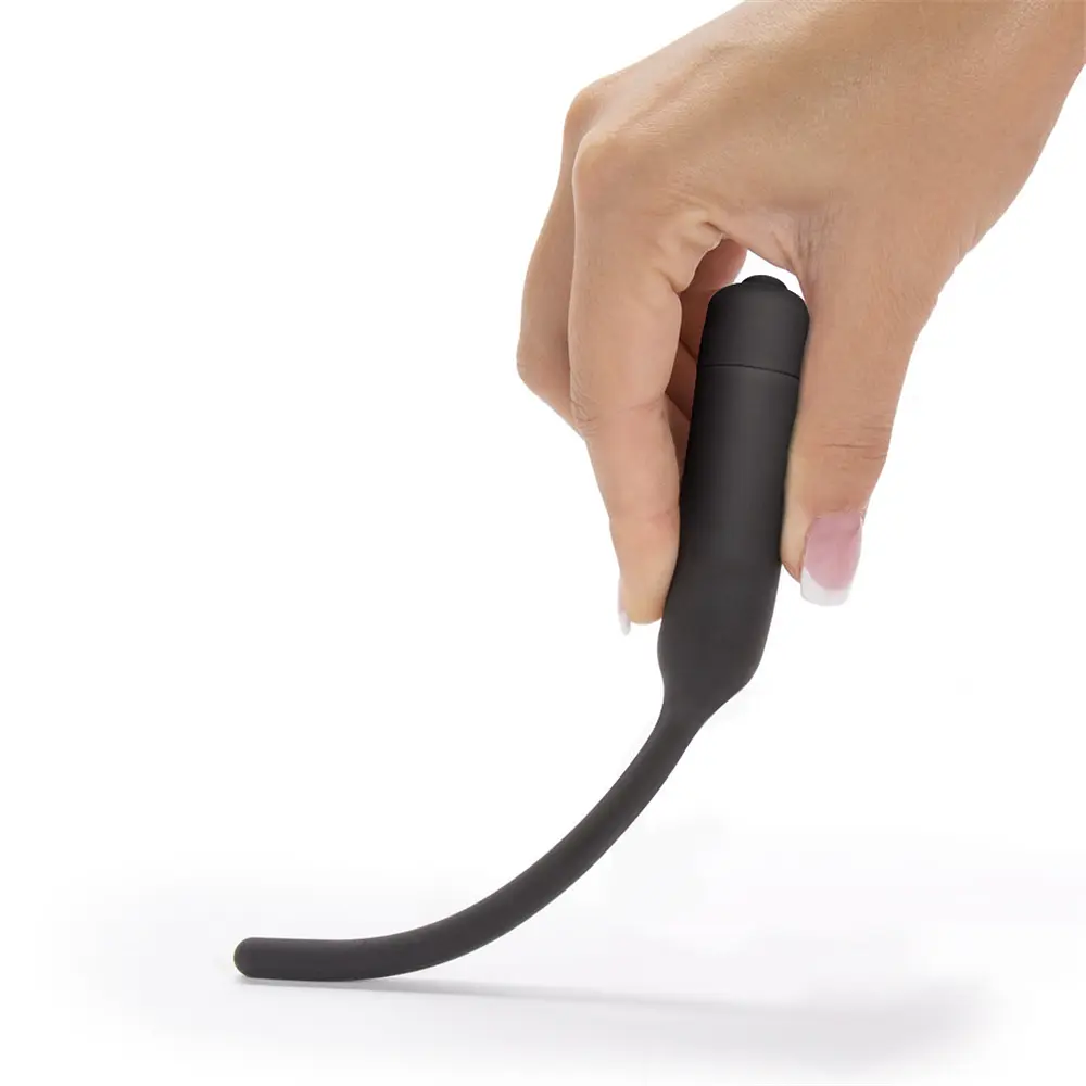Стимулятор уретри - Anal Indulgence Collection Silicone Vibrating Urethral Dilator - фото 8