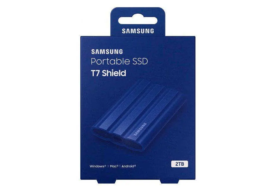 SSD накопичувач Samsung T7 Shield 2 TB Blue (MU-PE2T0R) - фото 6