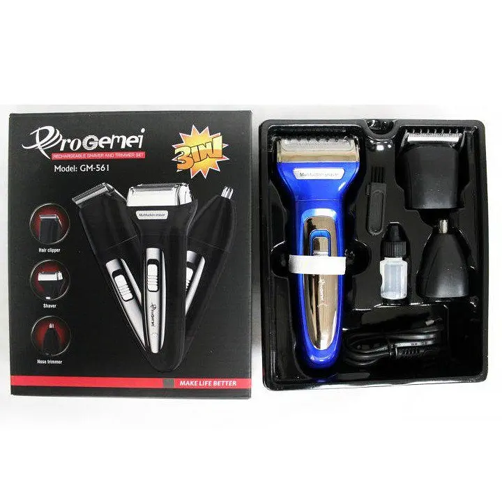 Електробритва Gemei GM-561 3в1 акумуляторна 3W Blue (3_02790) - фото 4