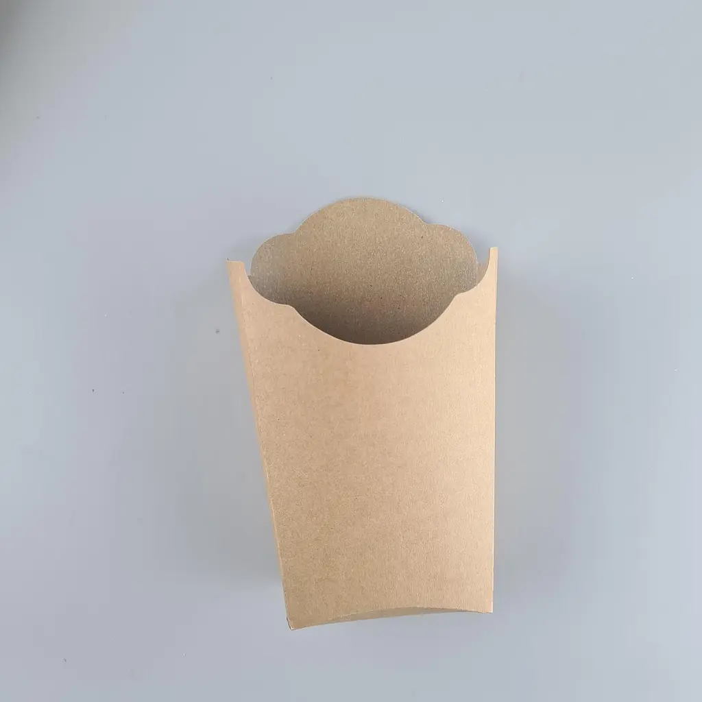Бокс для картоплі фрі, 165×100×40 мм, KRAFT, 50 штук, для картоплі фрі, снеків і фастфуду - фото 2