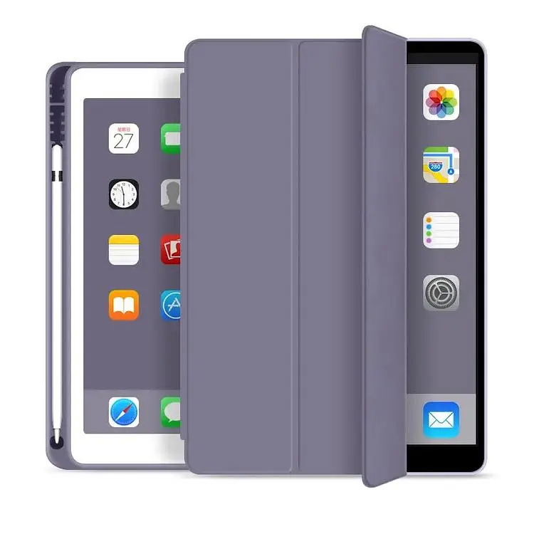 Чохол-книжка BeCover Tri Fold Soft TPU з кріпленням Apple Pencil для Apple iPad 10.2 2019/2020/2021 Purple (706746) - фото 2