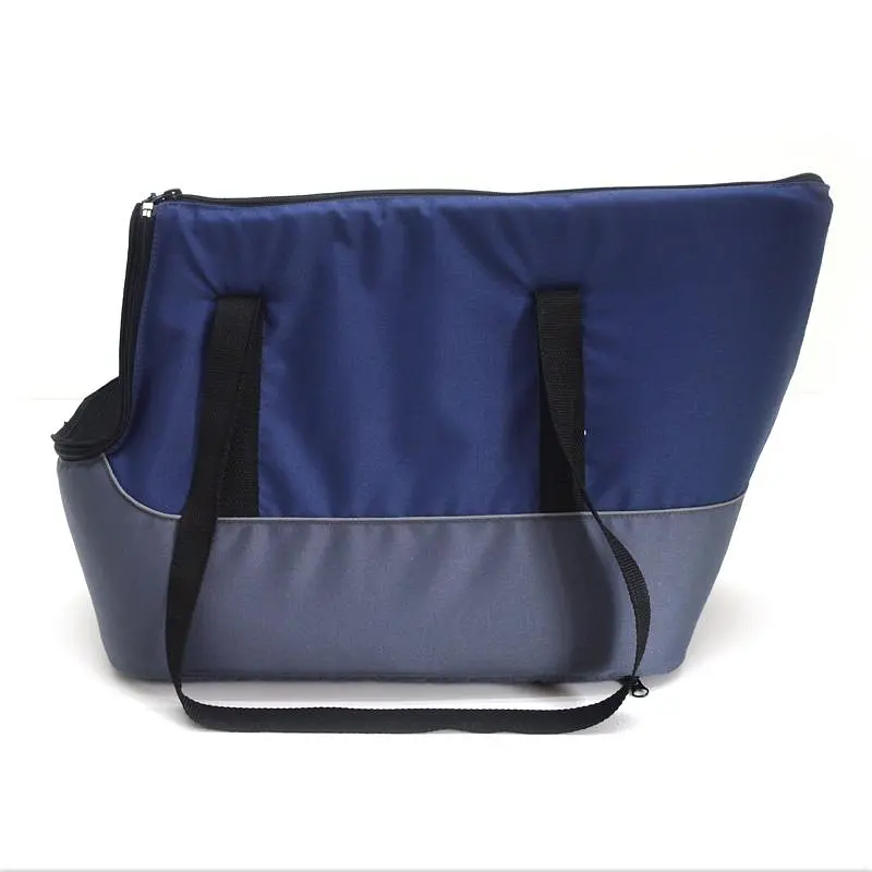 Сумка переноска Zoo-hunt Гармония для кошек и малых пород собак №0 23х35х31 см синяя - фото 3