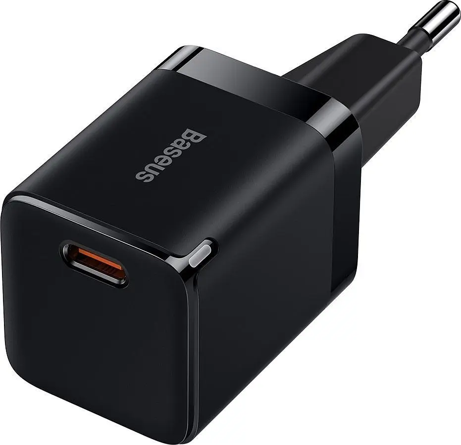 Мережевий зарядний пристрій Baseus GaN3 Fast Charger Type-C 30W Black [CCGN010101] [78685] - фото 2