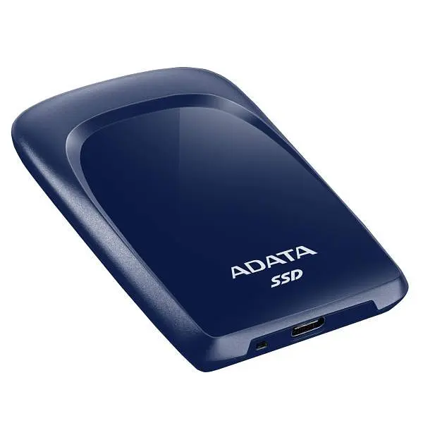 Портативный SSD A-DATA SC680 480GB Portable USB 3.2 Type-C 3D NAND TLC Blue - фото 3