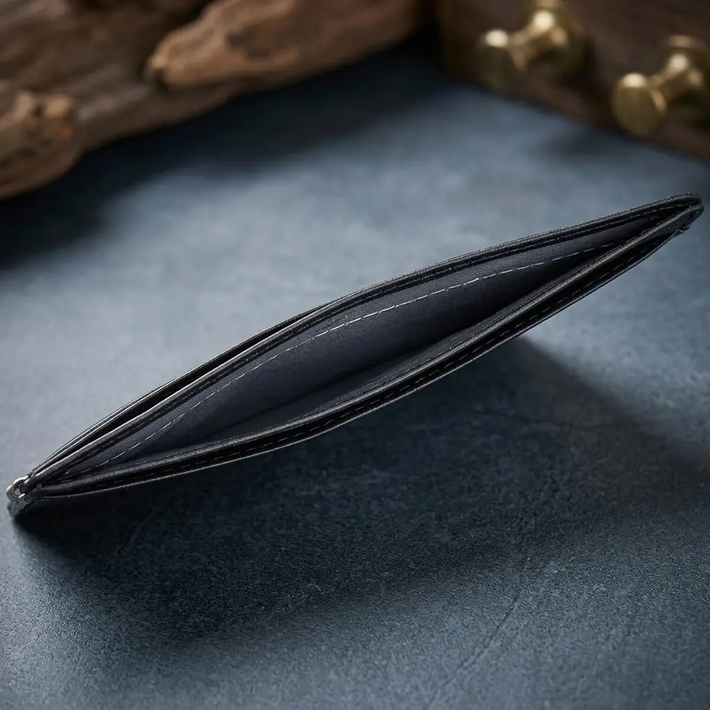 Кредитниця Tony Perotti натуральна шкіра Cortina 5001 nero (90162) Чорна - фото 4
