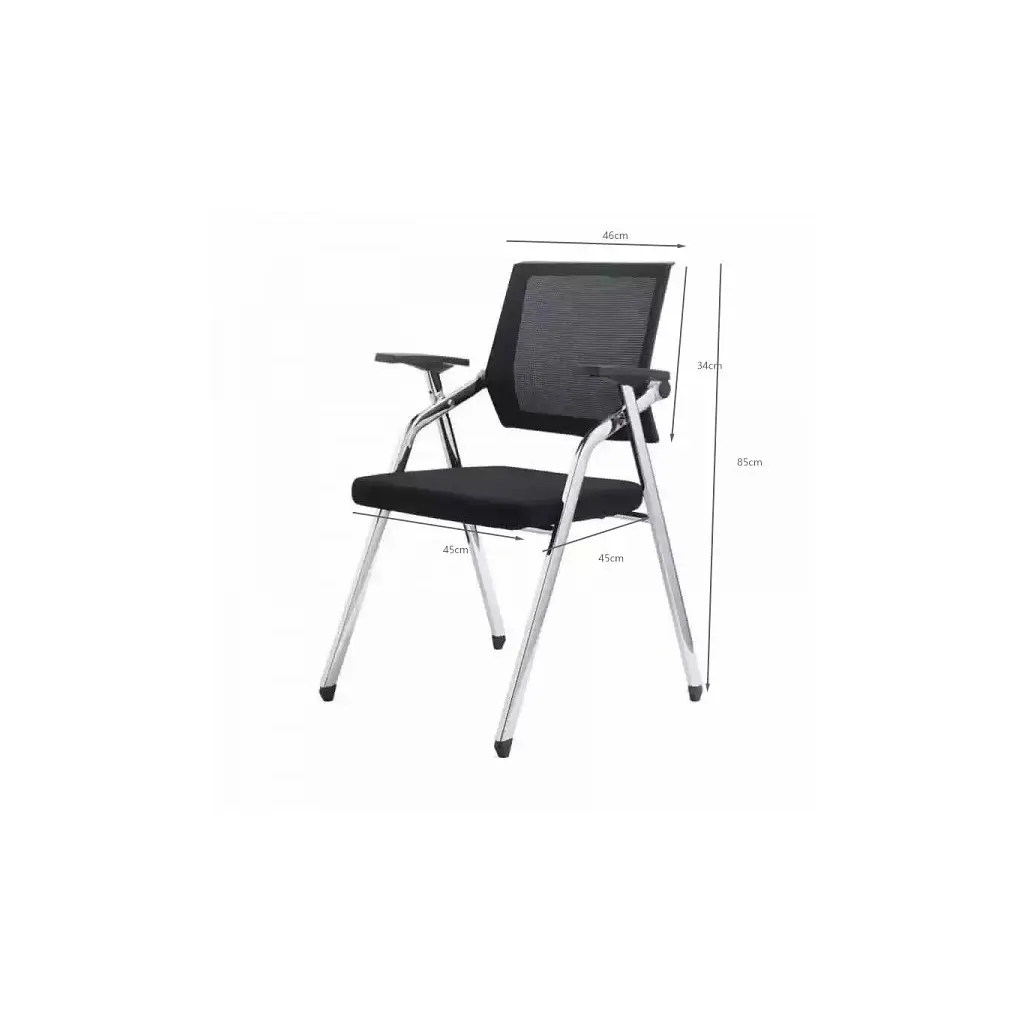 Кухонний стілець Barsky office chrom SBOF-01chr, 3 шт (SBOF-01chr) - фото 3