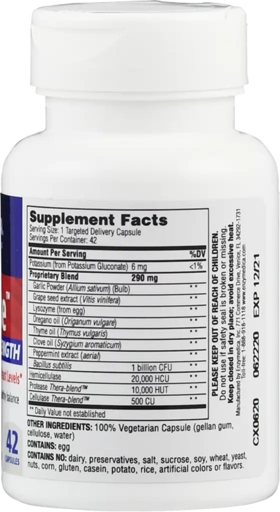 Кандидаза Посилена формула Enzymedica Candidase Extra Strength 42 капсули - фото 2