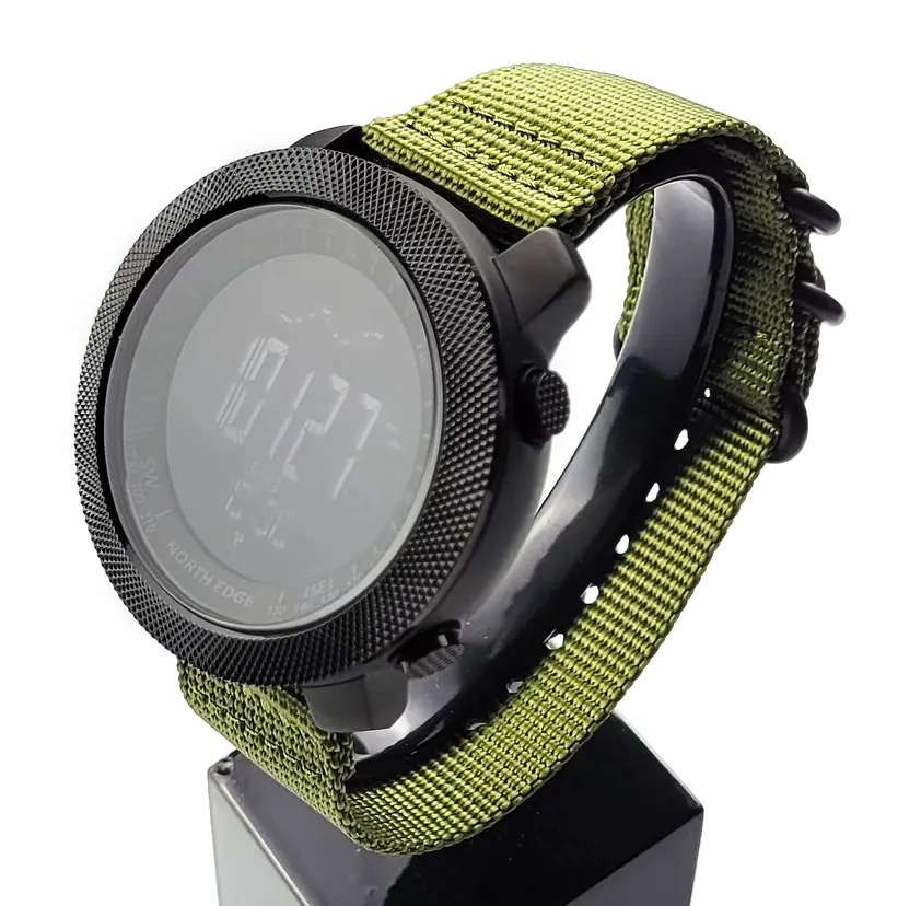 Годинник North Edge Apache Green 5BAR з компасом - фото 3