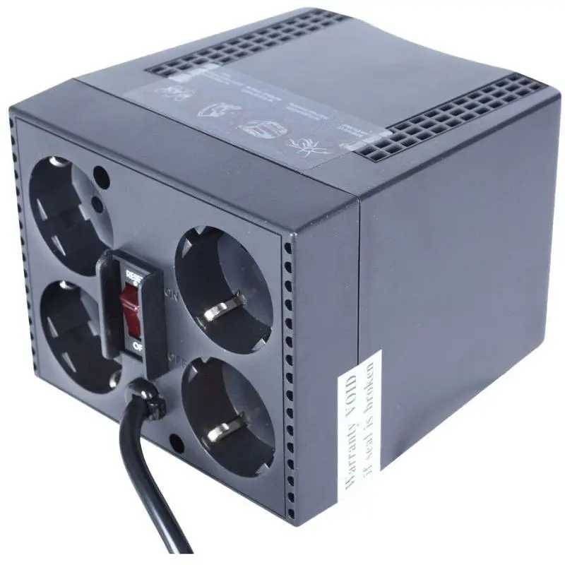 Стабілізатор напруги Powercom TCA-2000 чорний - фото 6