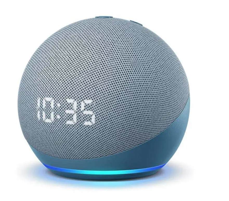 Акустика портативна розумна колонка Amazon Echo Dot 4th Gen Twilight blue (блакитна) - фото 6