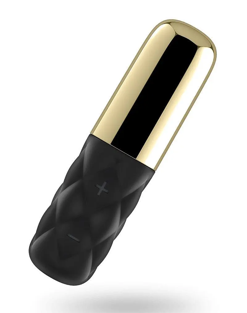 Потужний мінівібратор Satisfyer Sparkling Darling Gold зі знімним ковпачком, 16 режимів роботи - фото 2