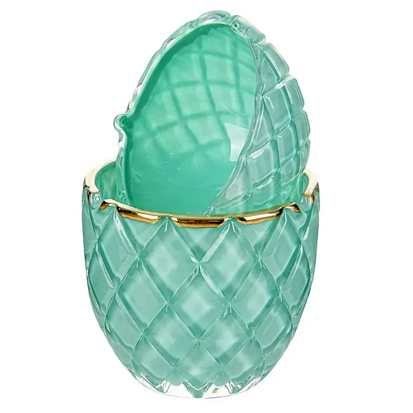Ємність для сипучих продуктів LeGlass 11.5 см бірюзовий (355-274) - фото 2