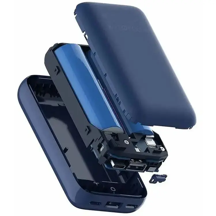 Портативная батарея Xiaomi Mi Power Bank 10000 mAh 33W Pocket Version Pro Blue (PB1030ZM) (BHR5785GL) - фото 4