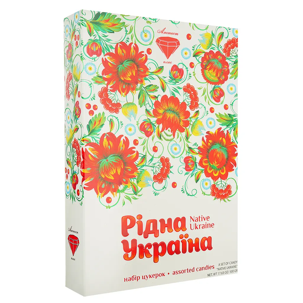 Набір цукерок Аметист Плюс Рідна Україна 500 г - фото 2