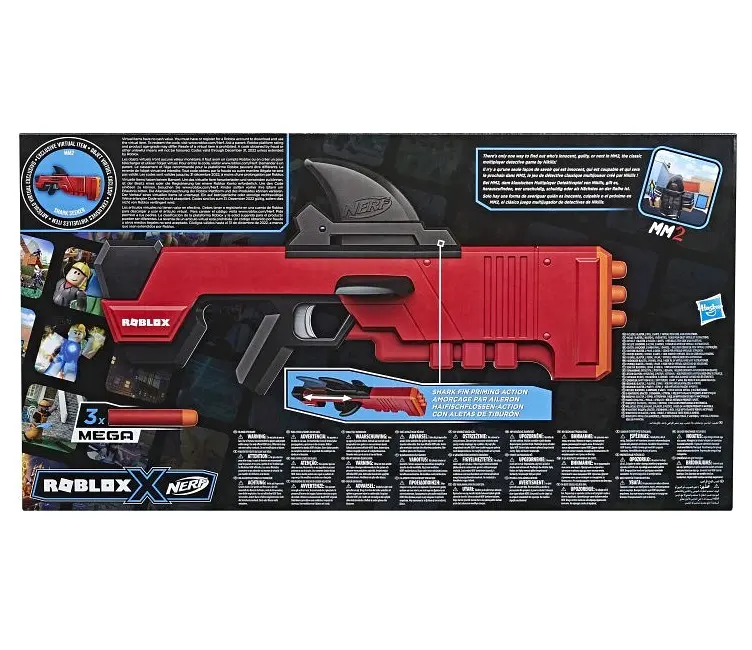 Бластер Hasbro Nerf Roblox MM2 Shark Seeker (F2489) - фото 4