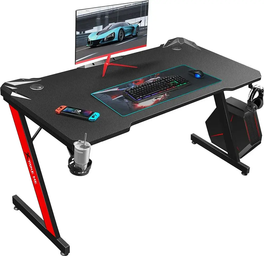 Стіл ігровий XTRIKE ME Gaming Desk, Black 110x60x74мм. (DK-02) - фото 7
