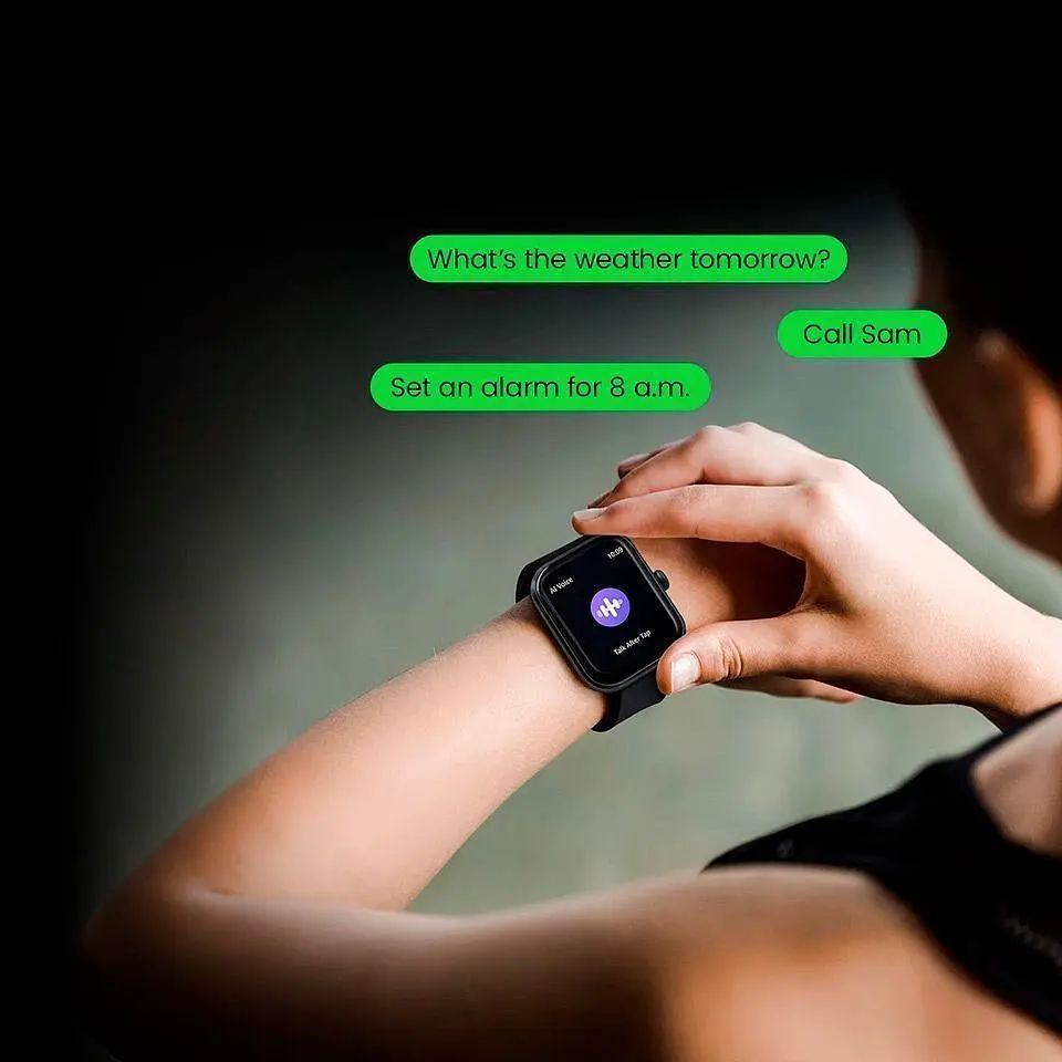 Розумний - годинник Xiaomi Haylou Watch 4 (LS25) чорний (глобальний) - фото 5
