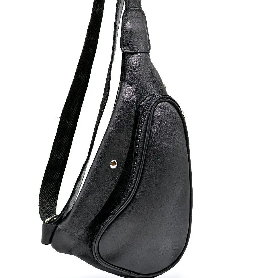 Шкіряна сумка слінг TARWA 23х38х9 см sum0025579 - фото 9