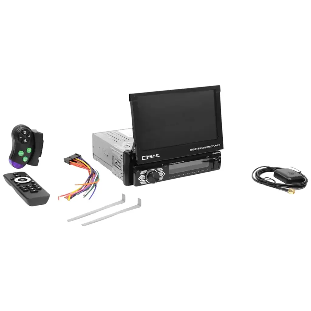 Автомагнітола Pioneer Car Audio Android 7188A 1DIN з висувним сенсорним екраном - фото 7
