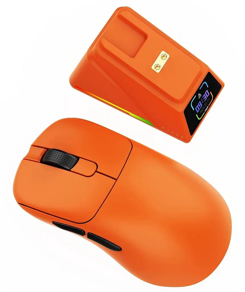 Мышь Ajazz AJ179 APEX Orange 8K Charging Dock (AJM179-A-O) - фото 2