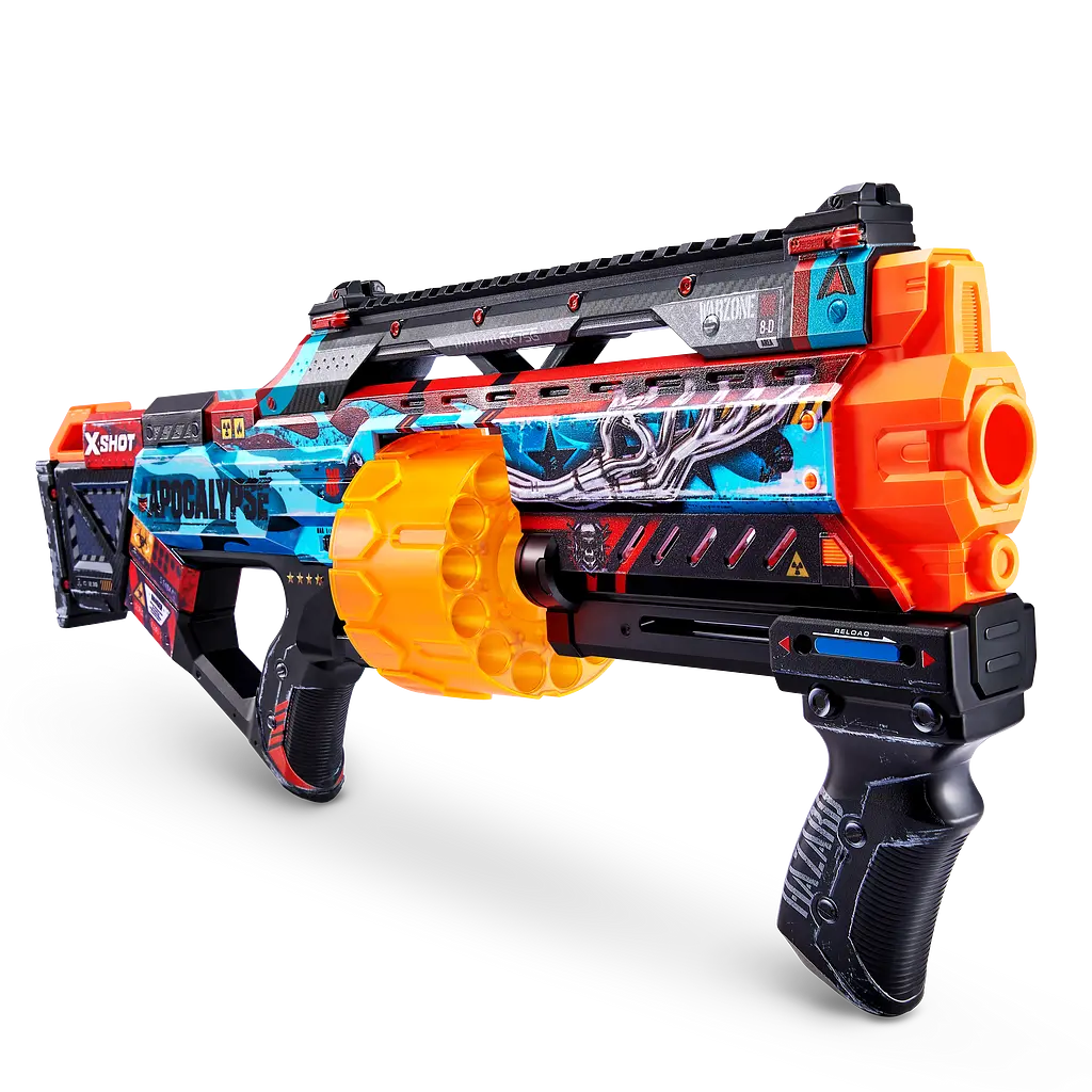 Швидкострільний бластер Zuru X-Shot Skins Last Stand Apocalypse 16 патронів (36518D) - фото 2