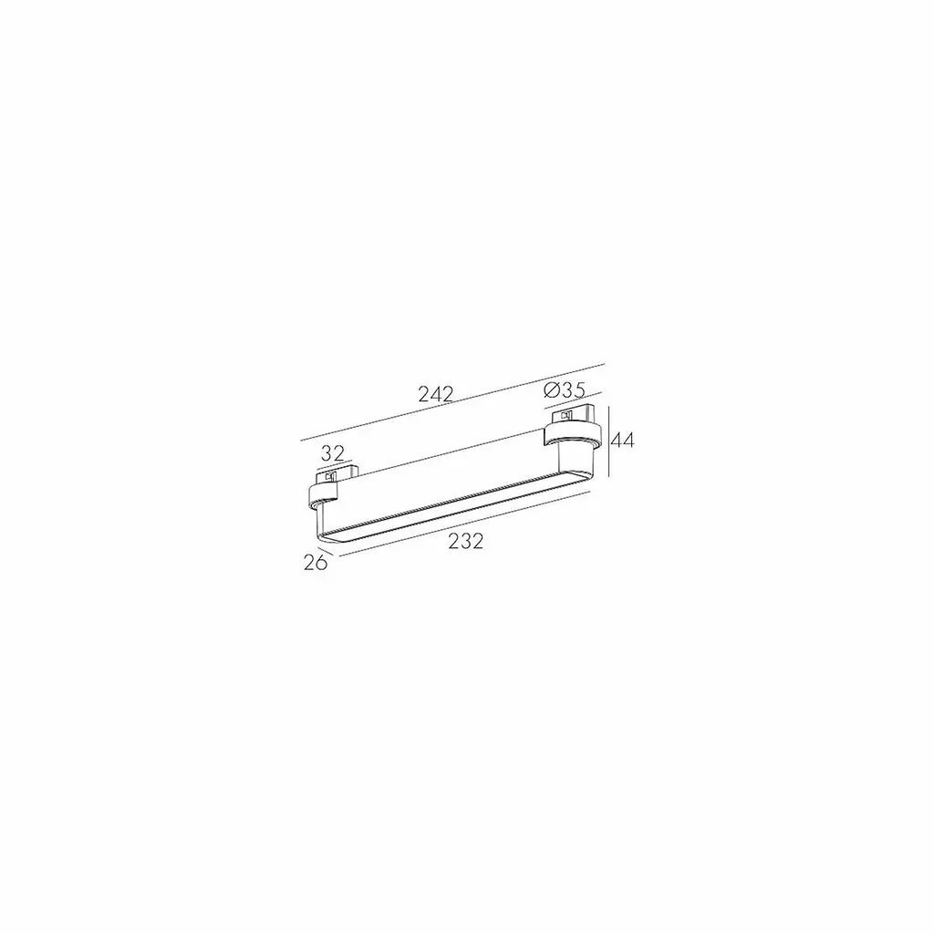 Магнитный светильник Skarlat RCZ-MZ08 10W WH+BK 4000K - фото 2